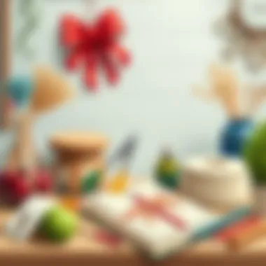 Materials and tools for crafting memorable gifts