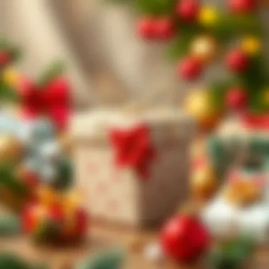 Inspiration board for creative gift projects