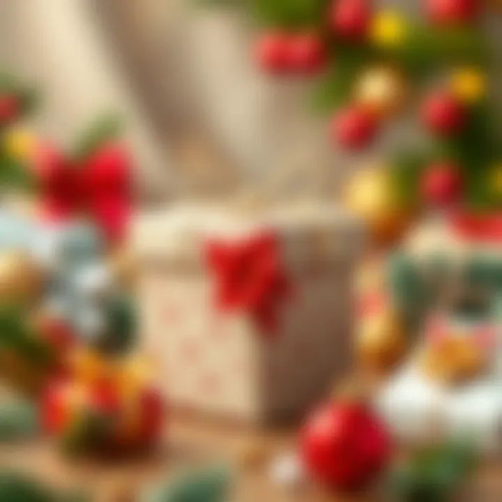 Inspiration board for creative gift projects