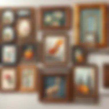 A collage of frames displaying various artistic styles.