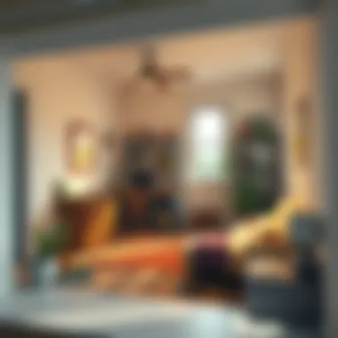 Safe areas within the home during an earthquake