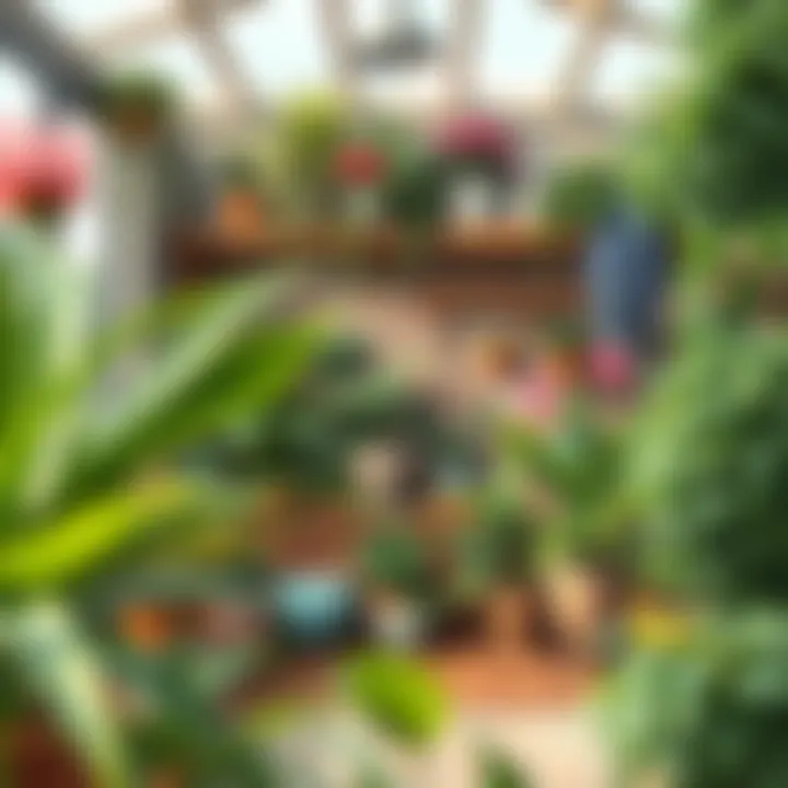 Serene Indoor Garden A serene indoor garden promoting relaxation