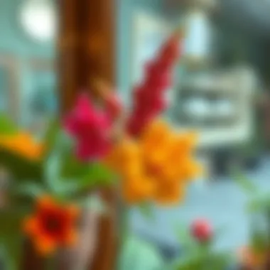 Vibrant Indoor Flowers Vibrant indoor flowers enhancing home aesthetics