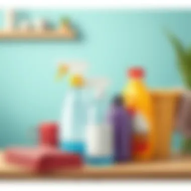 Cleaning supplies for odor removal