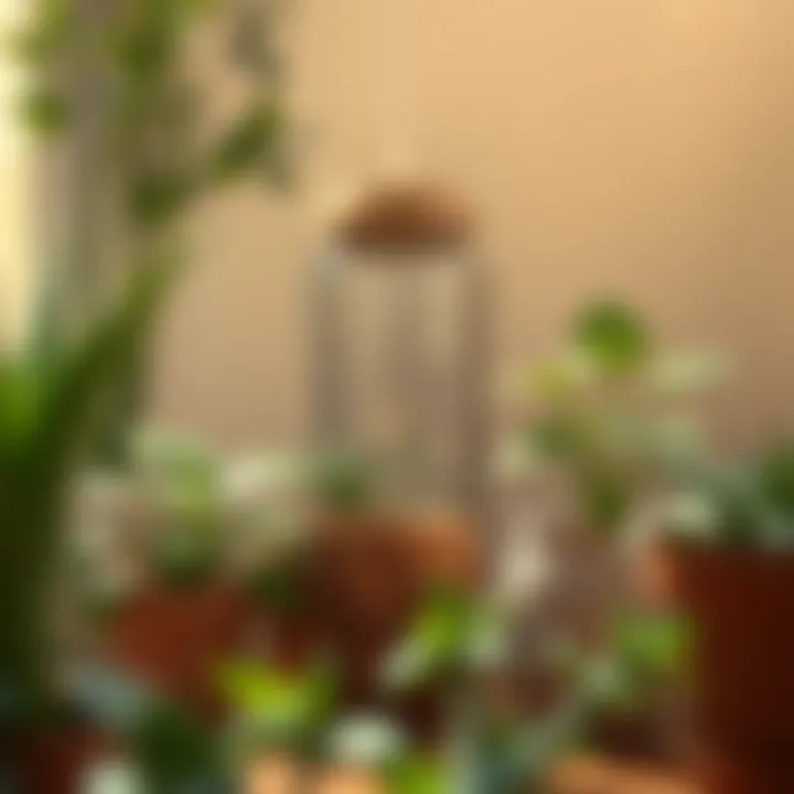 Natural air fresheners and plants