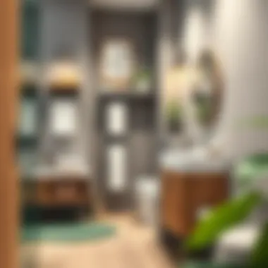 Functional Hilton bathroom layout emphasizing space and organization