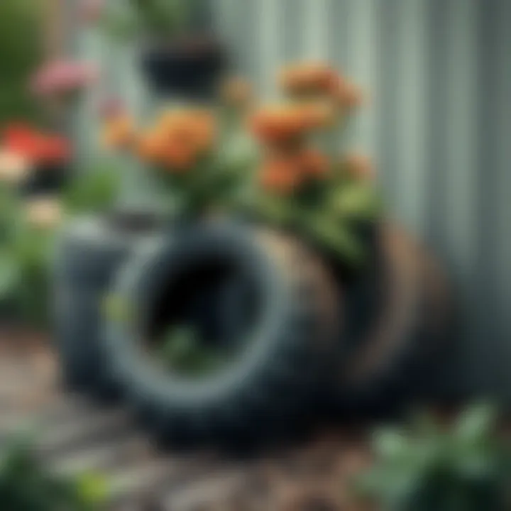 Caring for Tire Planters Step-by-step maintenance of tire planters