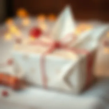 A Thoughtful Gift Thoughtful gift wrapped in elegant paper