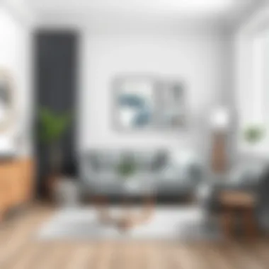 DIY project using gray tones in home decor