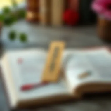 Personalized Touch in Bookmark Design Unique bookmark design showcasing personal touch