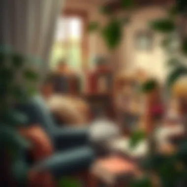 The Joy of Reading A cozy reading nook filled with books and a comfortable chair