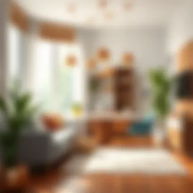 Home environment after odor removal