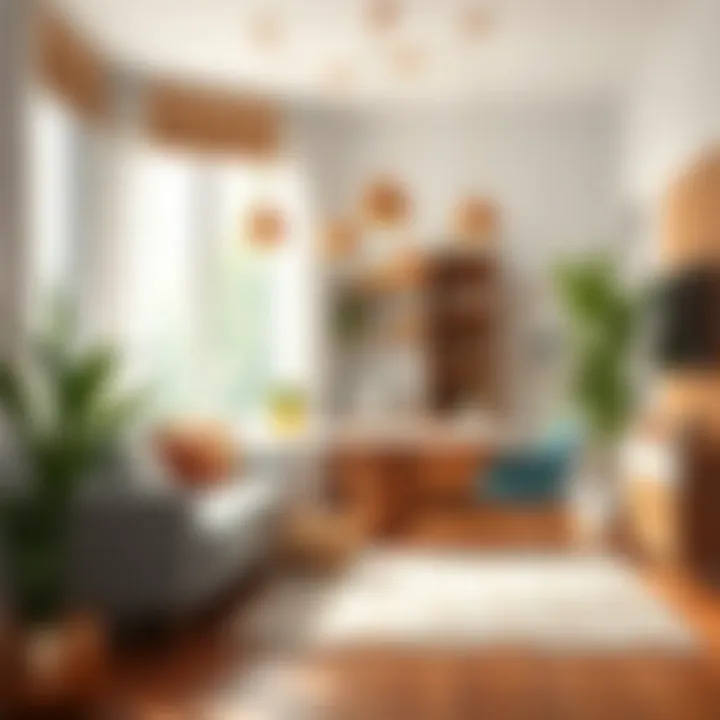 Home environment after odor removal