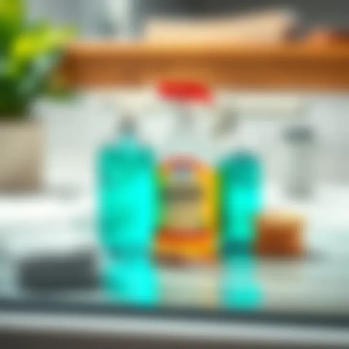 Essential cleaning materials for mirrors