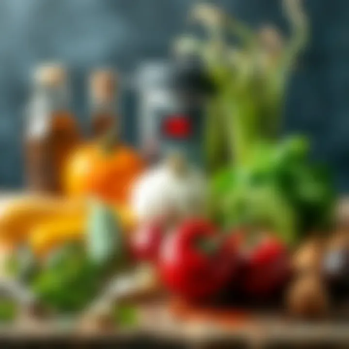 Ingredients ready for pressure cooking