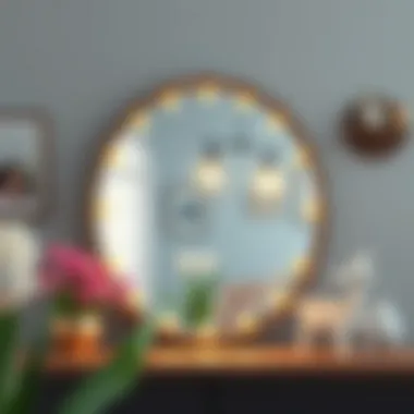 Unique DIY Mirror Creation Inspirational DIY mirror project with unique design