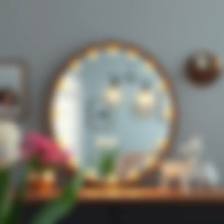 Unique DIY Mirror Creation Inspirational DIY mirror project with unique design