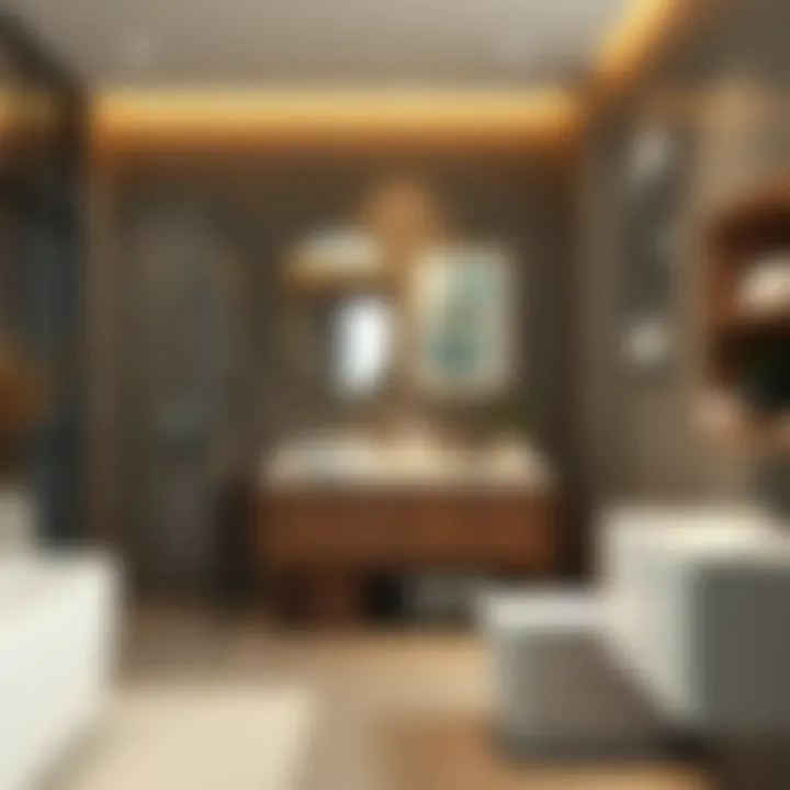 Inspiring Hilton bathroom renovation example with innovative design elements