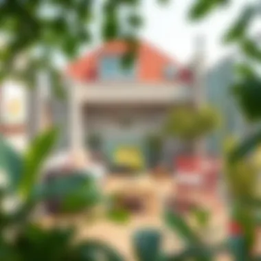 Functional and Practical Balcony Layout Functional balcony space with practical furniture arrangements