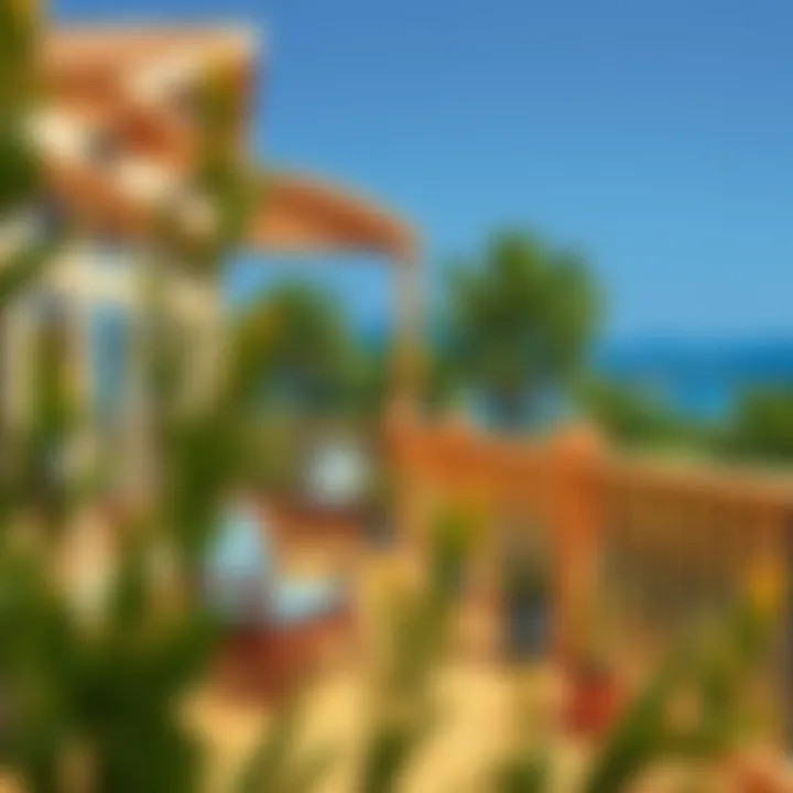 Stylish outdoor space featuring wooden balustrades