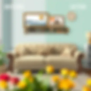 Before and after transformation of a sofa