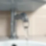 A clean and shiny sink pipe showcasing effective maintenance