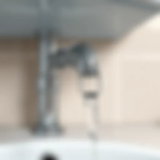 A clean and shiny sink pipe showcasing effective maintenance