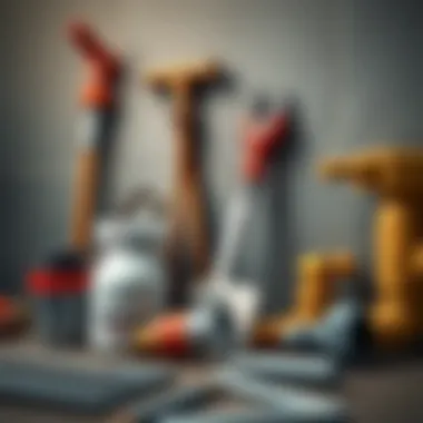 Tools necessary for plumbing maintenance