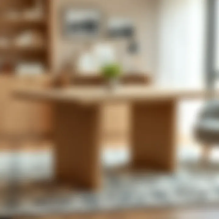 MDF Table Transformation Showcase Before and after transformation of MDF table