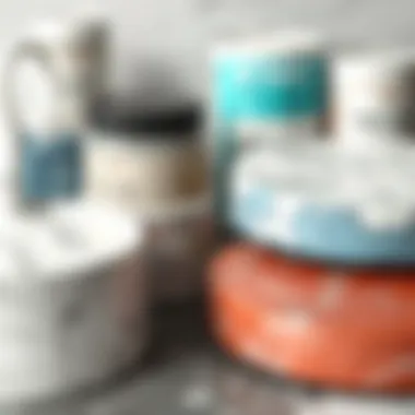 Different types of paint for marble