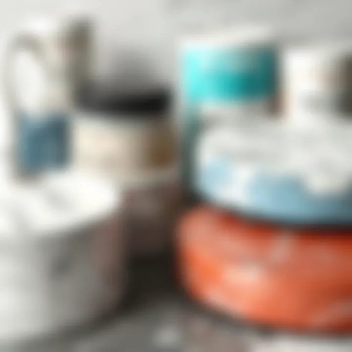 Different types of paint for marble