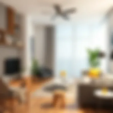 Stylish home interior showcasing contemporary trends