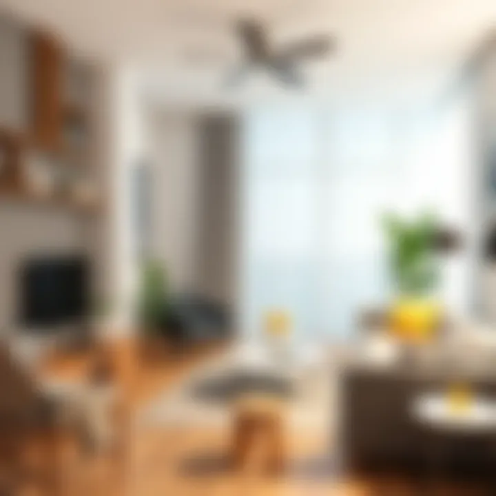 Stylish home interior showcasing contemporary trends