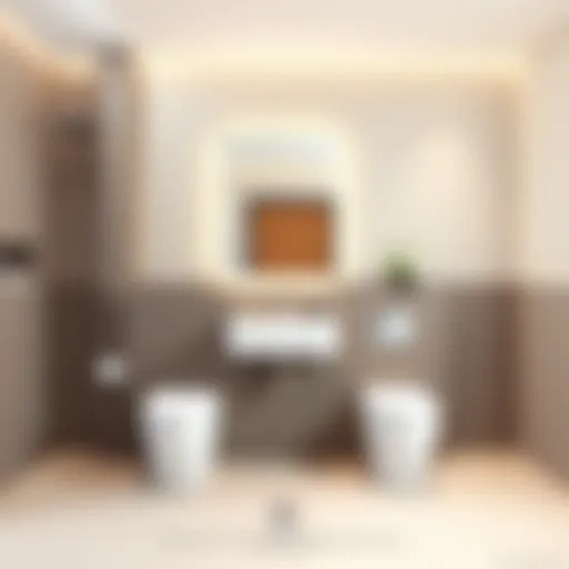 Sleek Contemporary Bathroom Design Contemporary Hilton bathroom design showcasing sleek lines and modern fixtures