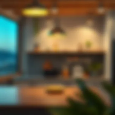 Varied lighting solutions for enhancing kitchen ambiance