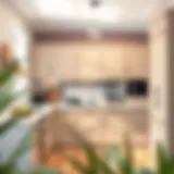 Elegant kitchen cabinet colors showcasing modern design