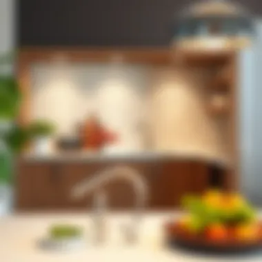 Contemporary kitchen niche design