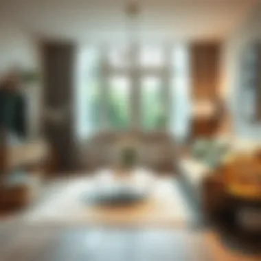 Cozy Living Space A cozy living space featuring unique material combinations and textures