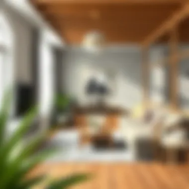 Innovative Room Design Innovative room design showcasing a blend of modern and traditional elements