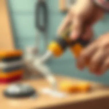 Safety precautions during adhesive removal