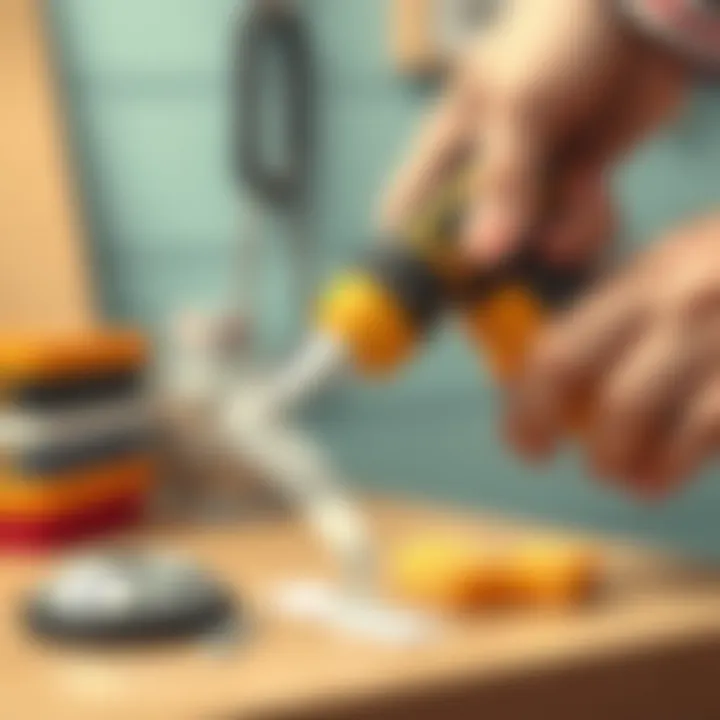 Safety precautions during adhesive removal