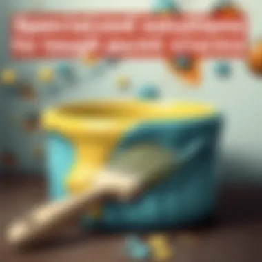 Specialized solutions for tough paint stains