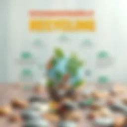 An infographic illustrating the environmental benefits of recycling