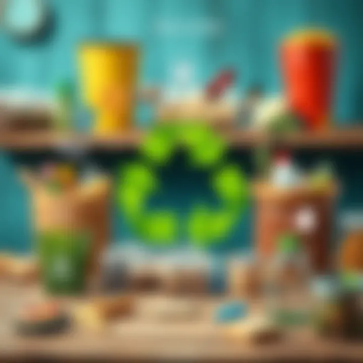 Recycling Methods and Their Applications A diagram depicting various recycling methods and their applications