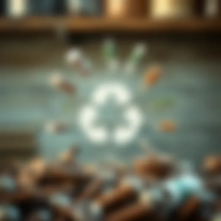 Diagram of the recycling process