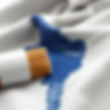 Removing paint stains from fabric