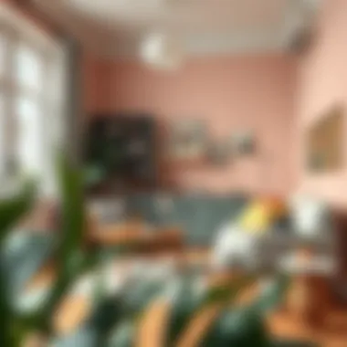 A cozy room featuring a well-designed color palette