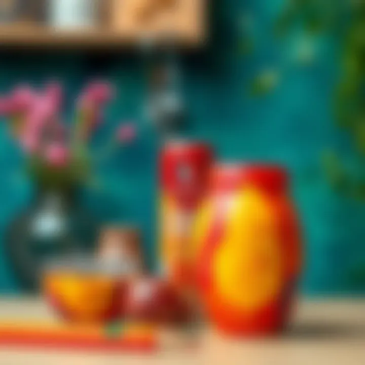 A collection of DIY art projects utilizing color blending techniques