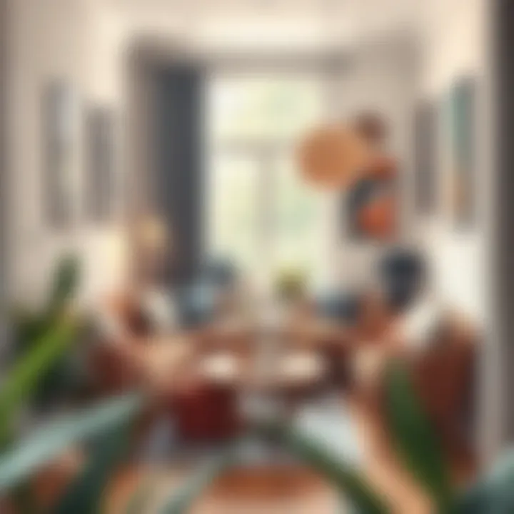 Cozy corner with stylish accents