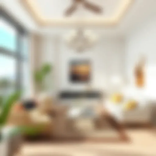 Elegant living room with modern decor